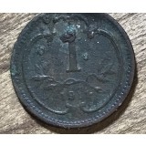 MNDSTR AUT3 Austroungharia 1 heller 1911