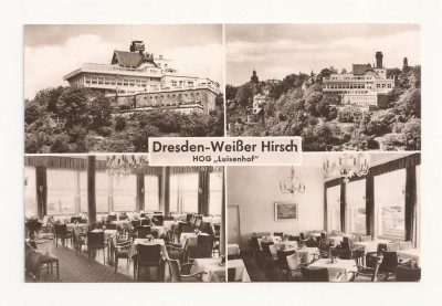 SG6 - Carte Postala - Germania Dresden, Weisser Hirsch, Necirculata 1961 foto