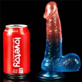 Dildo Realistic Dazzle Studs, Multicolor, 19 cm, Lovetoy