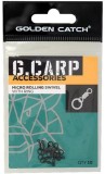 Vartej Cu Anou GOLDEN CATCH G.Carp Rolling Ring Swivel, Size 14, 10buc/pac