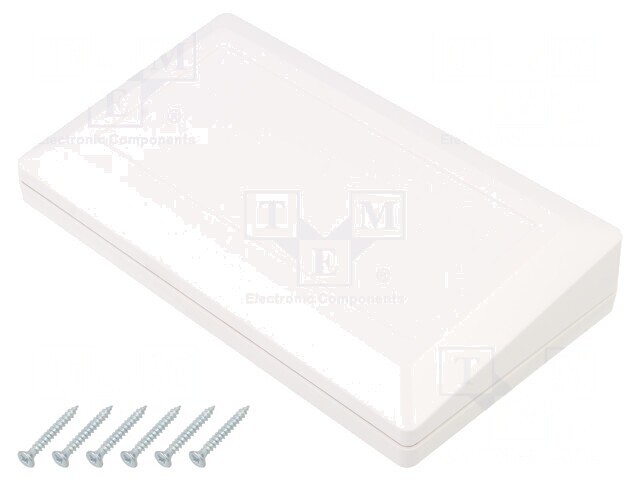 Carcasă Desktop ABS Albă cu Garnitură 180x100x41.5mm