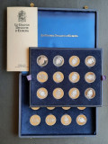 Set 24 medalii comemorative de argint 925 (480 g), Italia 1960 - G 3996