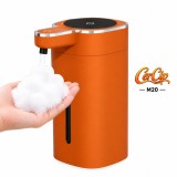 Dozator Automat de Sapun SPUMA CerCip M20, REINCARCABIL, Capacitate 420ml, &Icirc;ncarcare USB, Baterie 90 zile, Touchscreen, Senzor Infrarosu, Prindere de