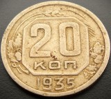 Cumpara ieftin Moneda istorica 20 COPEICI - RUSIA / URSS, anul 1935 * cod 335, Europa
