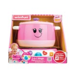 Jucarie Interactiva Winfun Oala Magica 3in1 cu Forme pentru Micii Bucatari