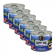 Happy Dog Rind Pur Germany - 6 x 200 g / vită