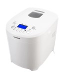 Mașină de p&acirc;ine Daewoo, 600 W, capacitate 900 g, 12 programe automate, 2 niveluri de rumenire, timer, Alb