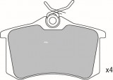 Set placute frana,frana disc SEAT CORDOBA (6L2) (2002 - 2009) KRIEGER 0950006386