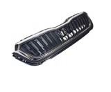 Grila masca fata SKODA KAMIQ, 06.2019-, cu rame cromate; negru; complet,