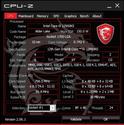 procesor intel i9 12900ks