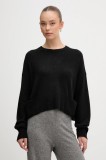 United Colors of Benetton pulover din amestec de l&acirc;nă culoarea negru, light, 126WD10E4