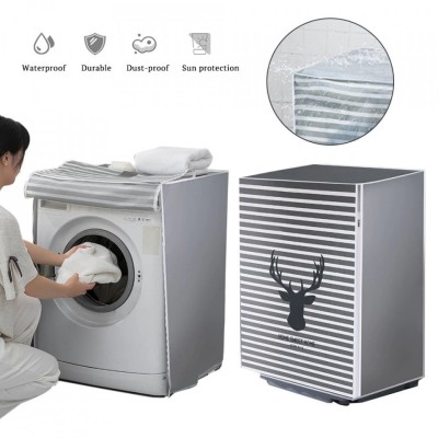 Husa de protectie pentru masina de spalat rufe si uscator de rufe, dustproof, impermeabila foto