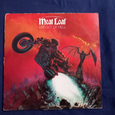 Meat Loaf Bat Out Of Hell vinyl LP Epic Europa VG / VG rock