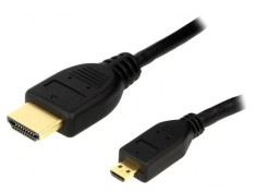 Cablu HDMI 1.4 Micro HDMI 1m Negru foto