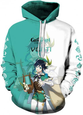 Pentru Cosplay Genshin Impact Anime Pulover Hoodie - Halloween Unisex Adult Mang foto