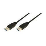 Cumpara ieftin CABLU USB LOGILINK USB 3.0 (T) la USB 3.0 (T) 3m black CU0040