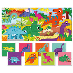 Baby Puzzle - Dinozauri, Ludattica, 2-5 ani, 32 piese