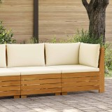 vidaXL Set de lounge pentru grădină 2 Bucată Maro Lemn Solid de Acacia 42022432