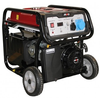 Generator monofazat benzina Senci SC-6000E-TOP, 5.5kW, AVR inclus, demaraj electric foto