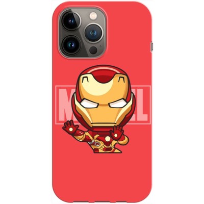 Husa compatibila cu Apple iPhone 12, iPhone 12 Pro model Baby Iron Man, Silicon, TPU, Viceversa foto