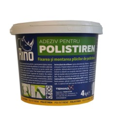 Adeziv pentru Polistiren Rino, 4 kg, Adeziv Polistiren, Adeziv Constructii, Adeziv Izolatii Polistiren, Adeziv Placi Polistiren, Adeziv Folii Polistir foto