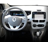 Folie Protectie Navigatie Renault ZOE 2013-2019, Duragon, protectie Display Navigatie, silicon Transparent, Anti-zgarieturi, kit instalare