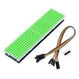 Modul matrice 8x8 LED-uri driver MAX7219 4in1 (VERDE) Arduino + 5 fire