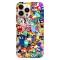 Husa compatibila cu Apple iPhone 11 Pro Max model Cartoons Stickers, Silicon, TPU, Viceversa