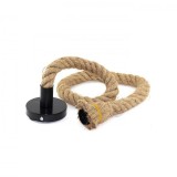 Pendul Sfoara, 1*E27, Maro, Metal si Sfoara, SF01