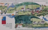 BC64, Liechtenstein 1999, bloc picturi, peisaje, arhitectura, orase