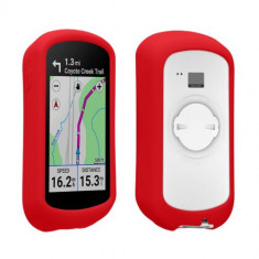 Husa GPS Kwmobile pentru Garmin Edge Explore 2, Rosu, Silicon, 60114.09 foto