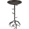 Decoratiune gradina, MagicHome, hranitor pentru pasari cu suport, metalic, 27x56 cm