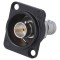 Conector BNC ecranat 75&Omega; negru aurit