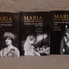 JURNAL DE RAZBOI-MARIA REGINA ROMANIEI (3 VOL) EDITIE CARTONATA