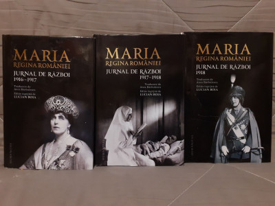 JURNAL DE RAZBOI-MARIA REGINA ROMANIEI (3 VOL) EDITIE CARTONATA foto