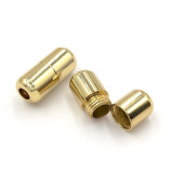 Gold, SET 2 Capsule metalice pentru sireturi incaltaminte, SIRETILA, cu Filet