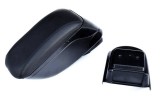Cotiera Auto Dedicata VW Polo 6R (2009-2018), Piele Ecologica, Negru, Spatiu Depozitare