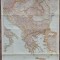 Harta Europei de Sud-Est// tiparita la Viena, 1941