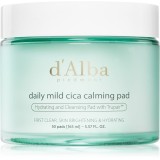 d'Alba Daily Mild Cica Calming Pad dischete calmante pentru o hidratare intensa 50 buc