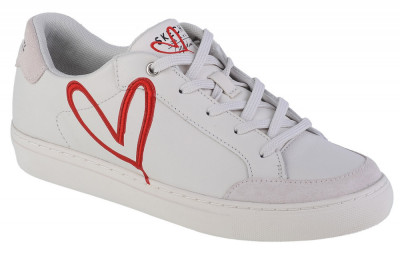 Pantofi pentru adidași Skechers Side Street - Lonely Heart 177983-WRD alb foto