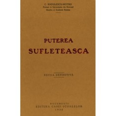 PUTEREA SUFLETEASCA - C. RADULESCU MOTRU (FACSIMIL)