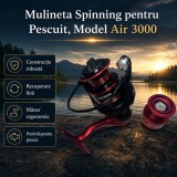 Mulineta Spinning pentru Pescuit, Model Air 3000