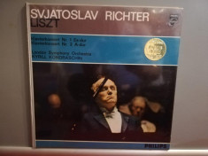 S. Richter plays Liszt ? Piano Concerto 1 &amp;amp; 2 (1970/Philips/RFG) - VINIL/ca Nou foto