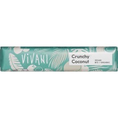 Baton de Ciocolata Crocanta cu Cocos Bio 35 grame Vivani foto
