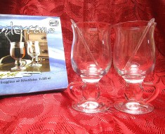 SET CANA PAHARE DIN CRISTAL BOHEMIA WINTER TIME PAHARE GROG COCKTAIL CEAI 14.5 CM