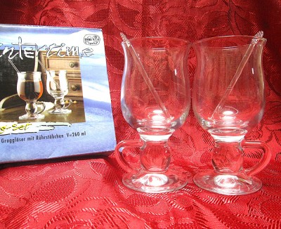SET CANA PAHARE DIN CRISTAL BOHEMIA WINTER TIME PAHARE GROG COCKTAIL CEAI 14.5 CM foto