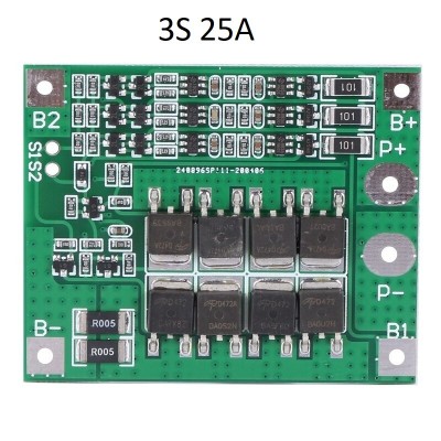 Modul BMS 18650 3S 25A acumulatori Li ion foto