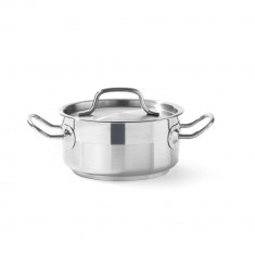 Cratita Cu Capac 7.5 Litri, 28X(H)12 Cm, Inox, Potrivita Si Pentru Uz Profesional, 830505 foto