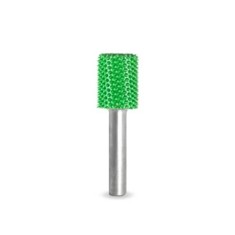 Valec s Činn&yacute;m čelom pr -13mm stopka 6mm , Granulatie Saburr ASPRA - VERDE