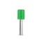 Valec s Činn&yacute;m čelom pr -13mm stopka 6mm , Granulatie Saburr ASPRA - VERDE